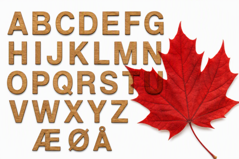 The Danish Alphabet Demystified for Canada