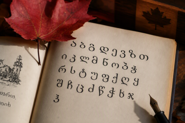 How to Learn the Georgian Alphabet in Canada