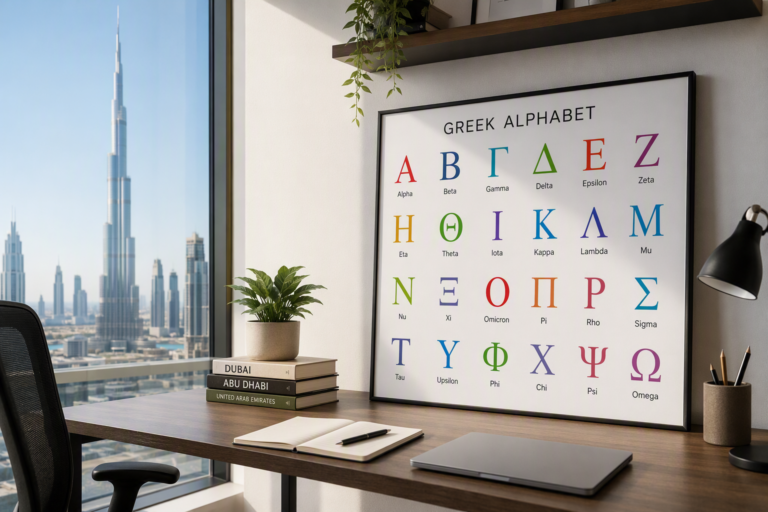 Understanding the Greek Alphabet: A UAE Guide