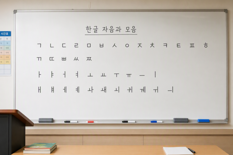 A UAE Guide to the Hangul Alphabet