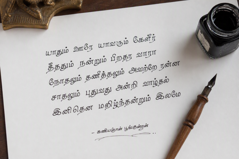 The Tamil Alphabet 101: What the UAE Should Know