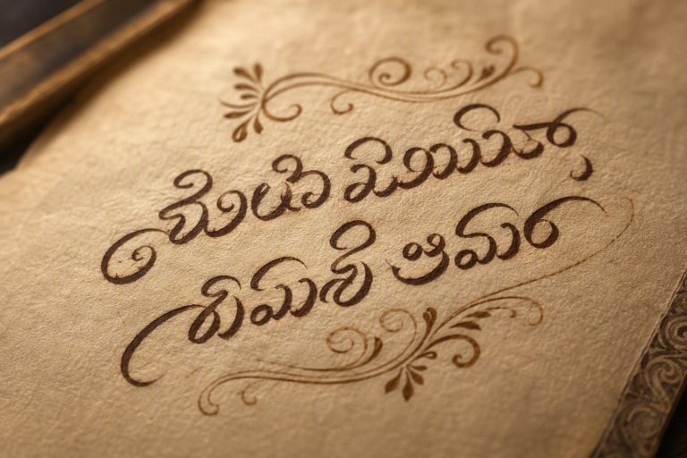Alfabeto Telugu: Una Guida Italiana