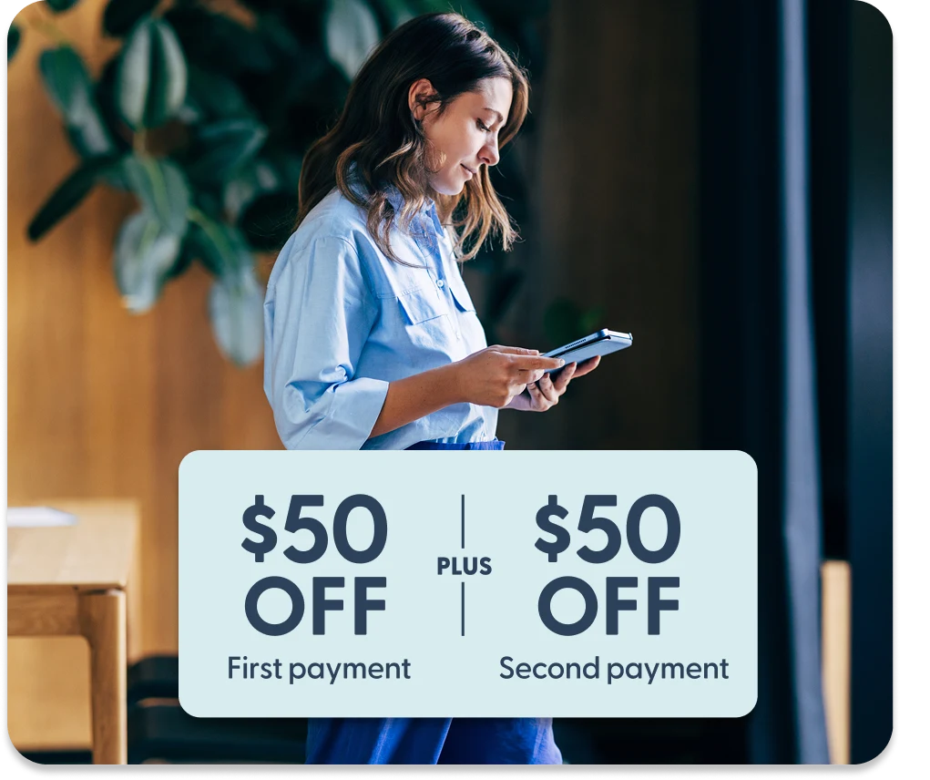 Small business owner using the Remitly Business app